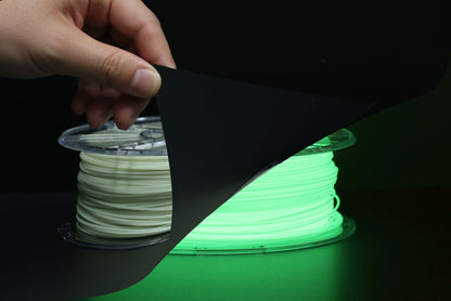 Luminous fiber 3D printer filament