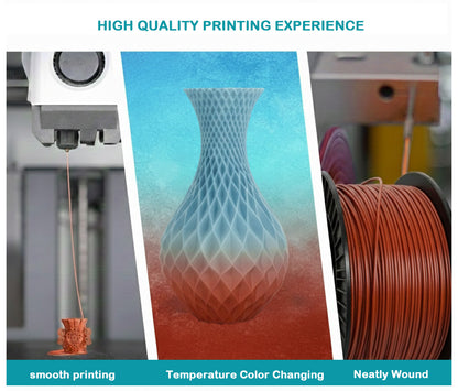 Luminous fiber 3D printer filament