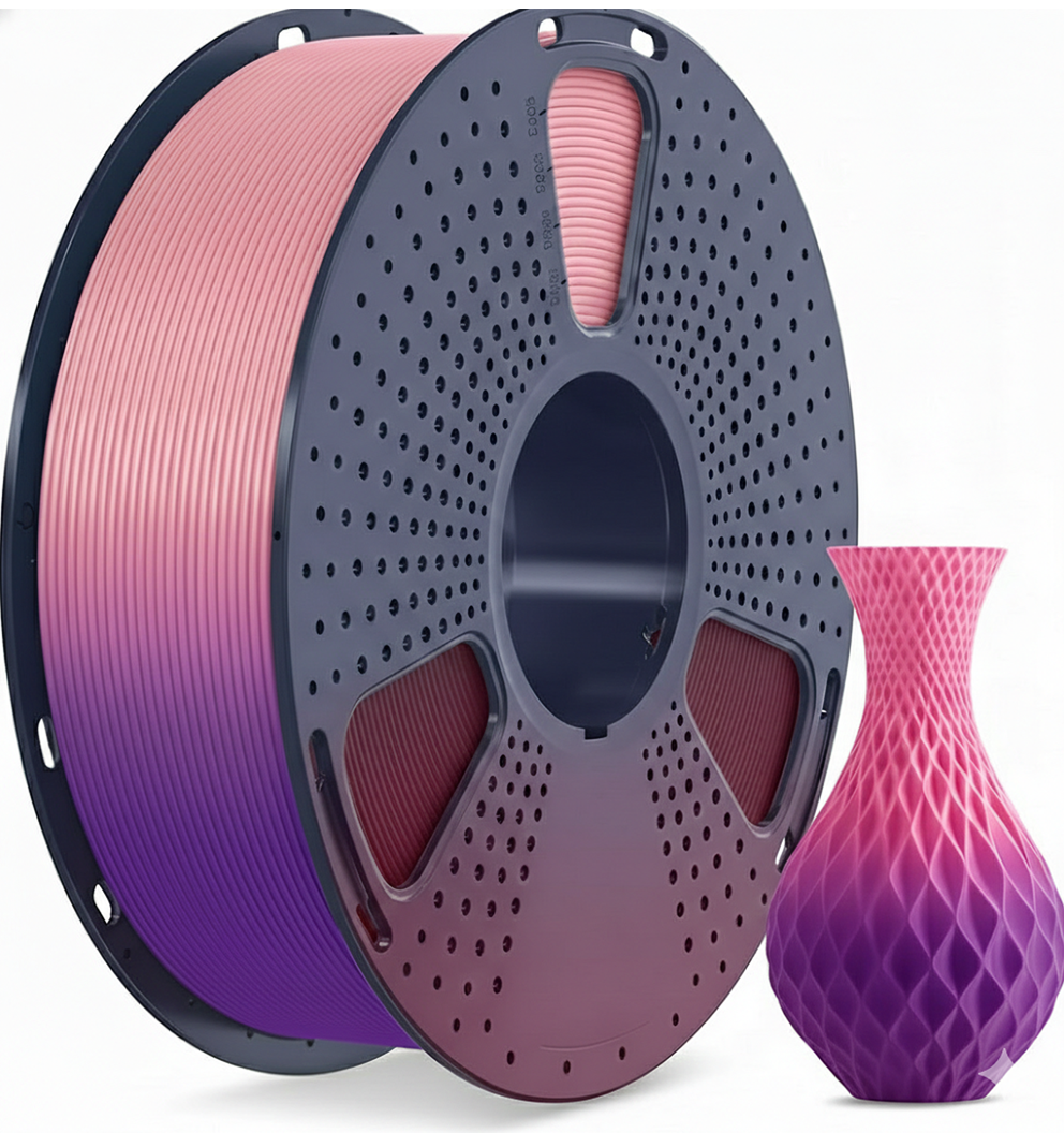 Luminous fiber 3D printer filament