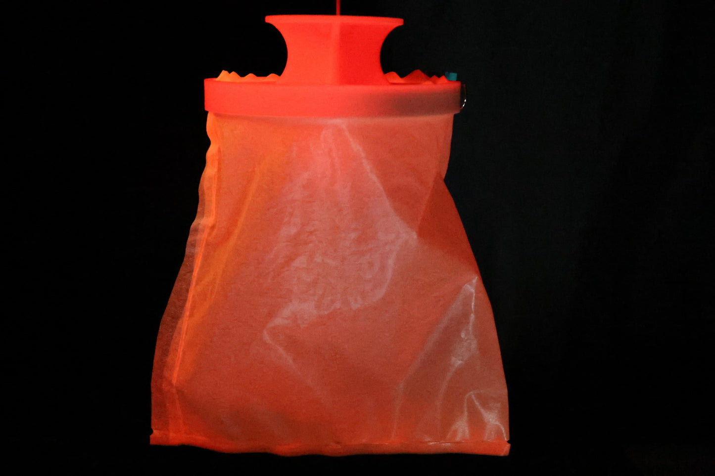 Self-luminous pest trap