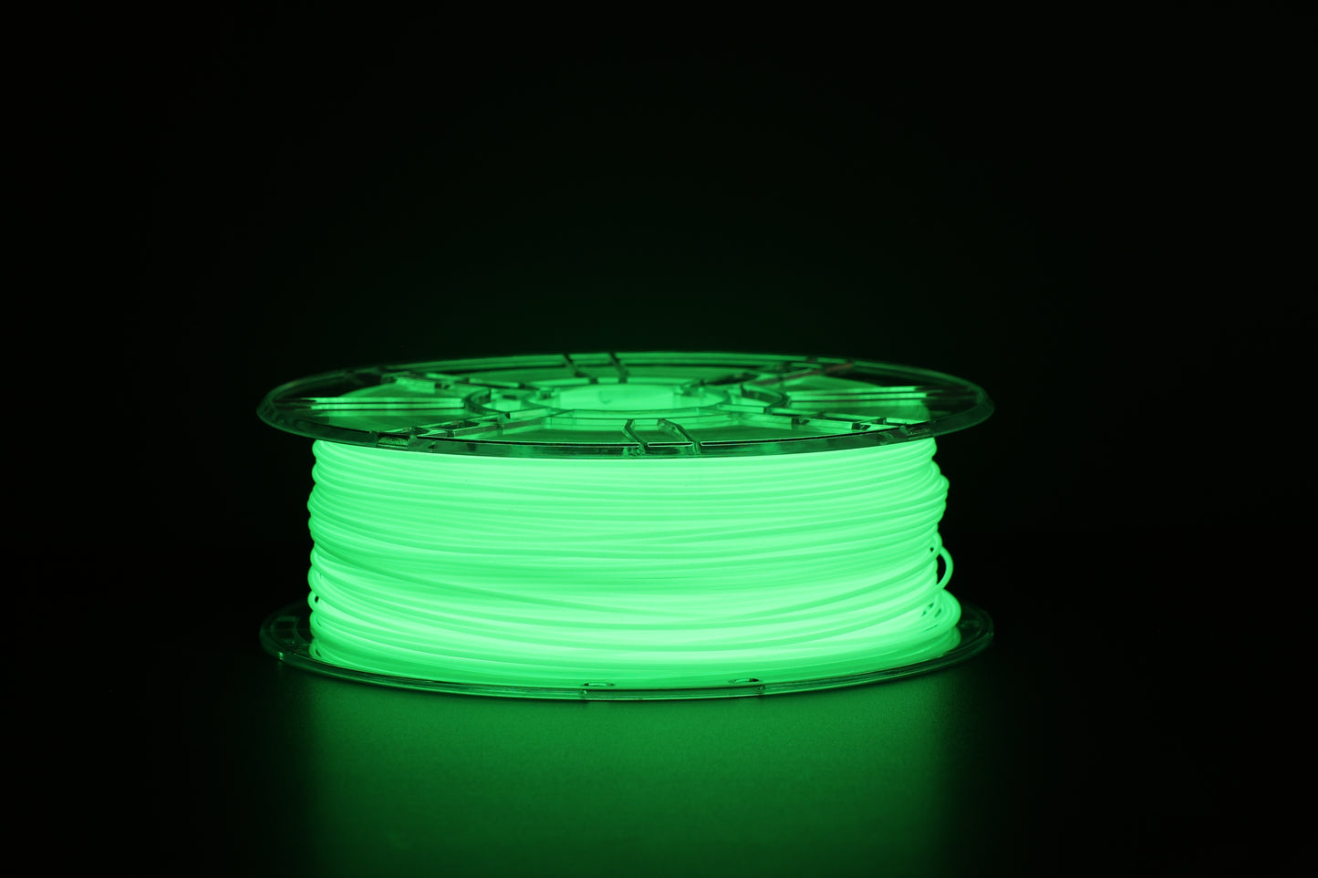 Luminous fiber 3D printer filament