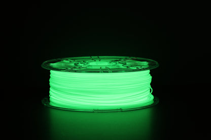 Luminous fiber 3D printer filament