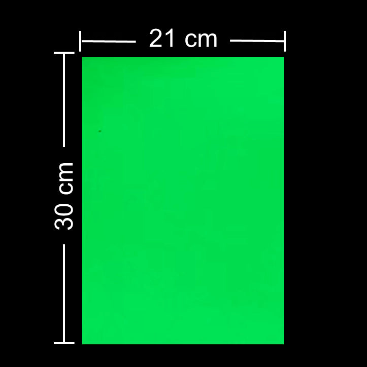 Back-adhesive luminescent film