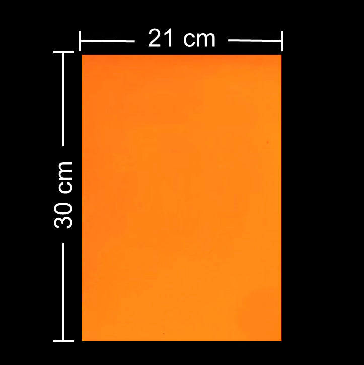 Back-adhesive luminescent film