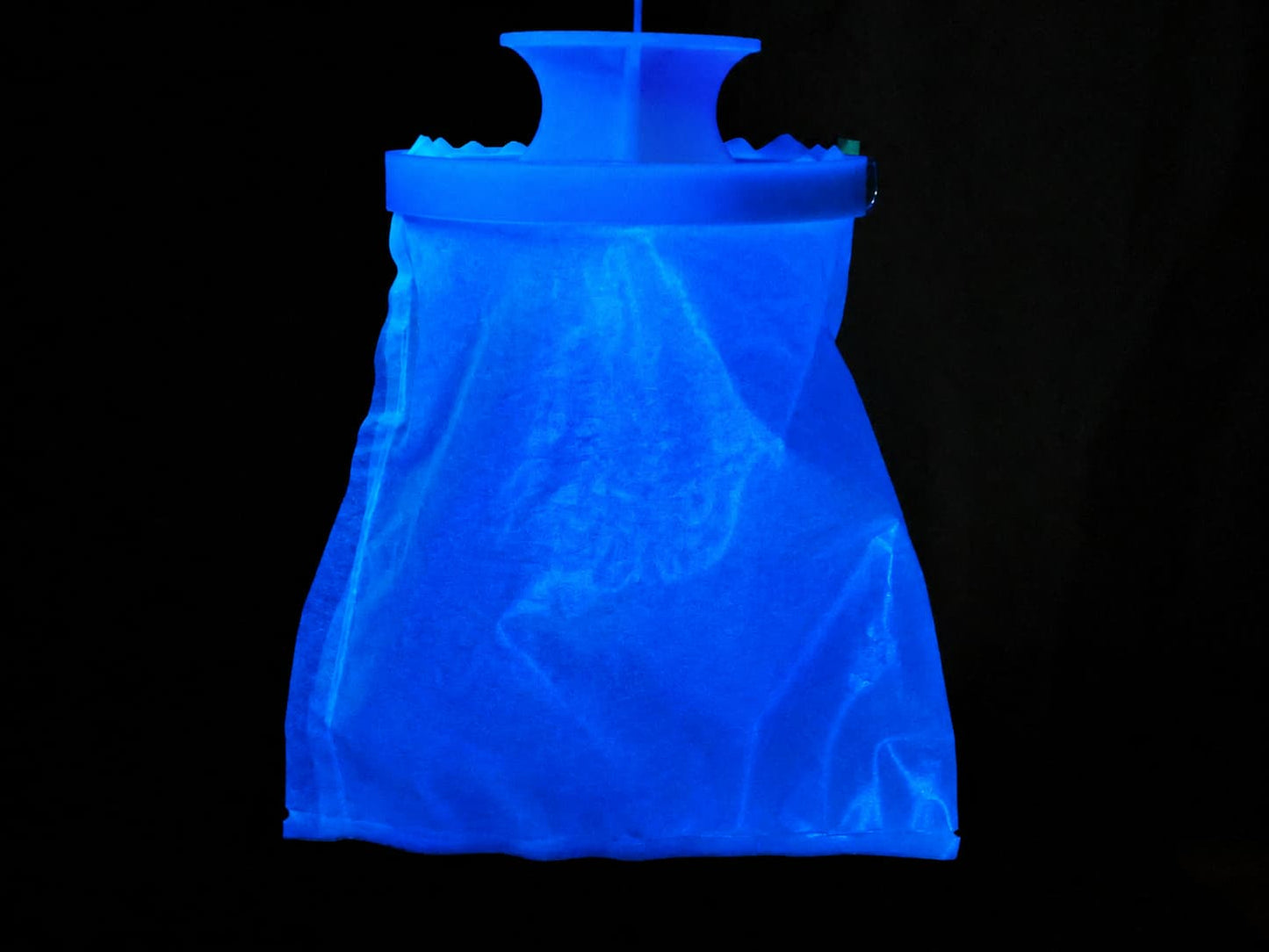 Self-luminous pest trap