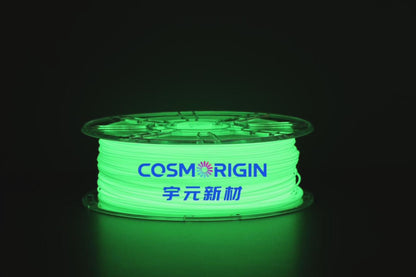 Luminous fiber 3D printer filament