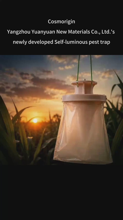 Self-luminous pest trap